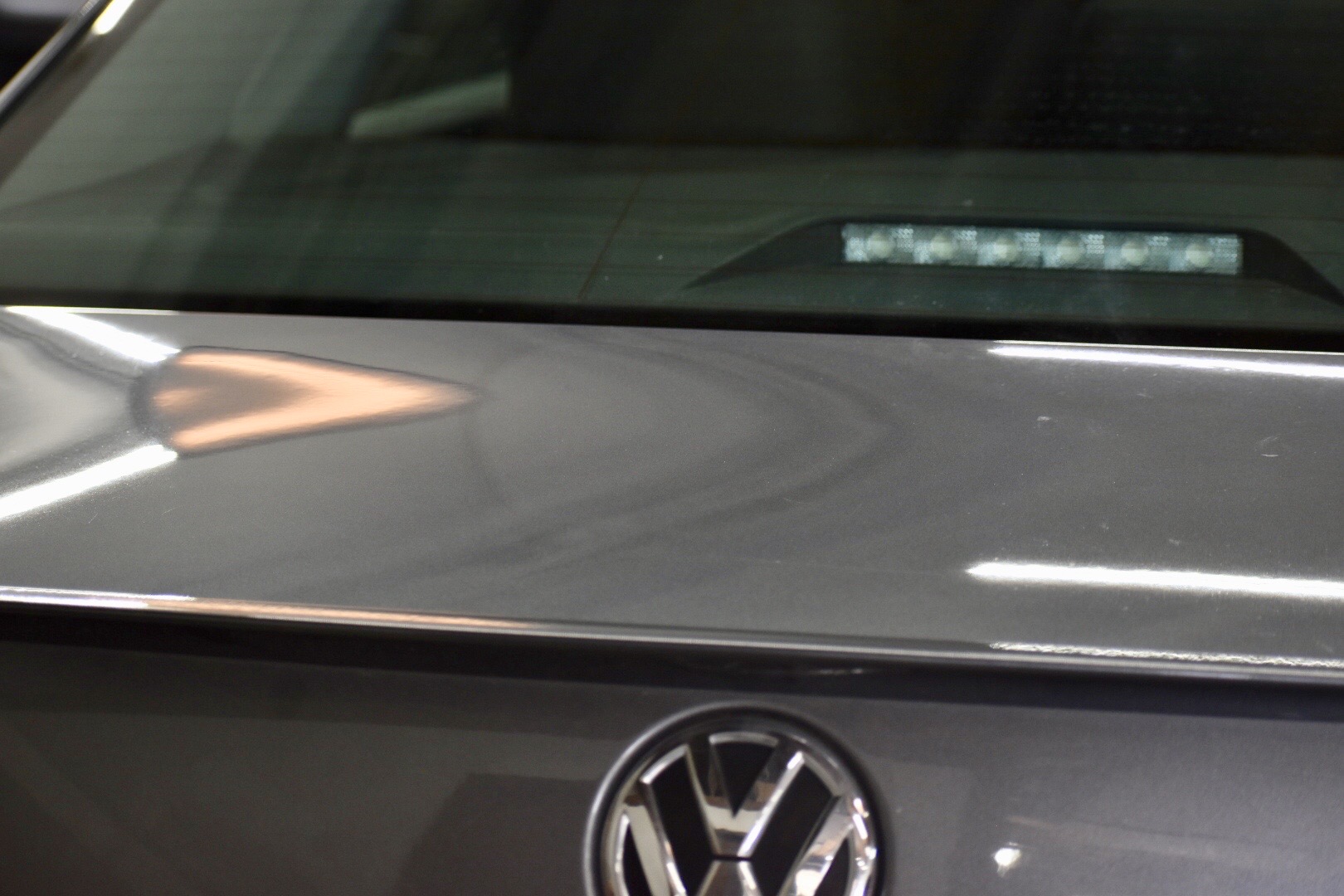 Technician inspecting a panel
