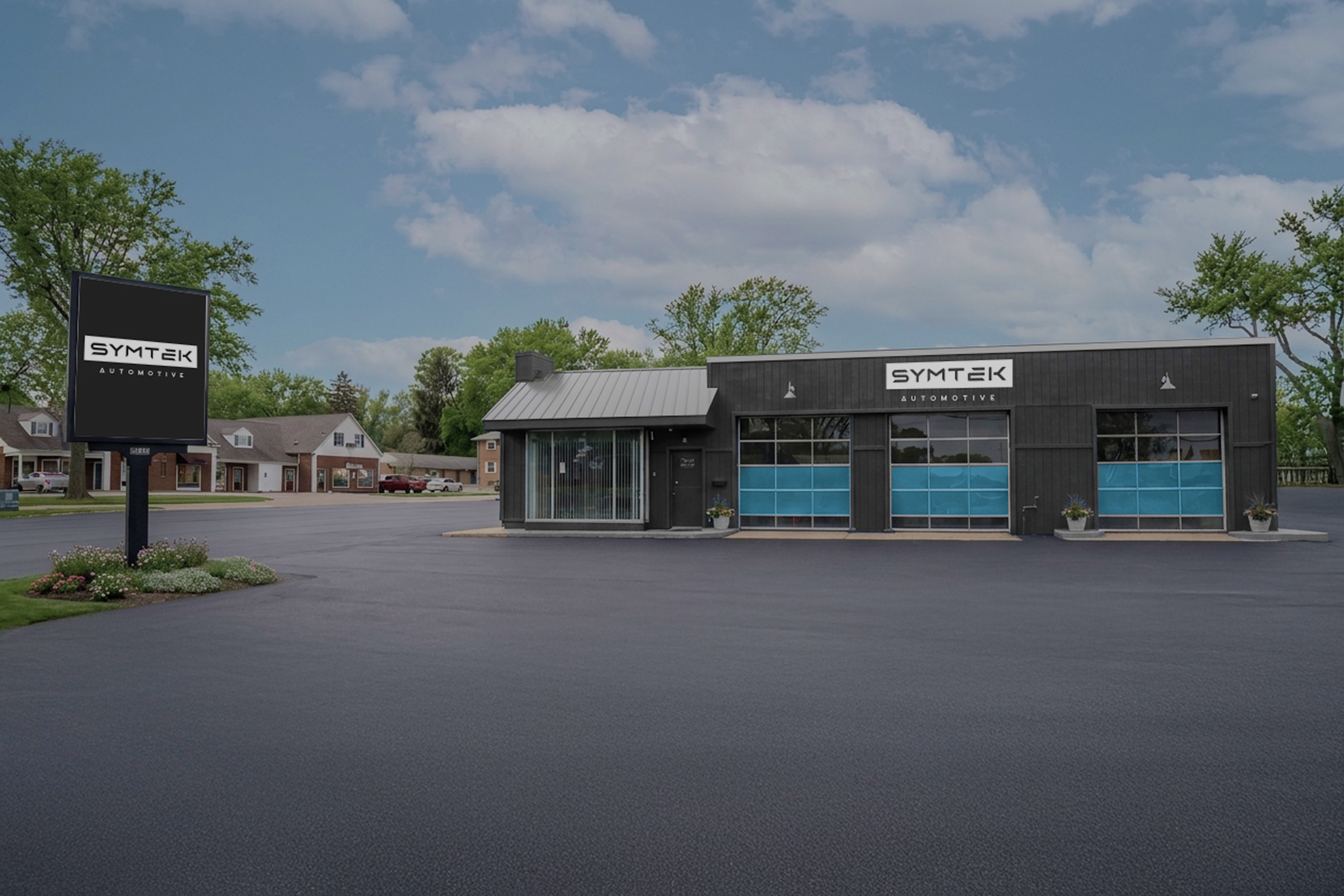 Symtek Automotive shop exterior